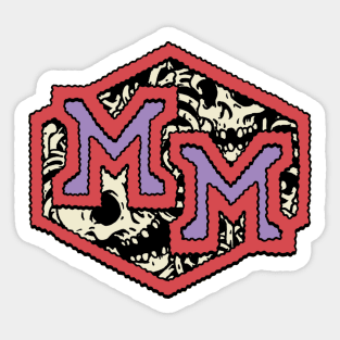 MONSTER MAX Skulls Sticker